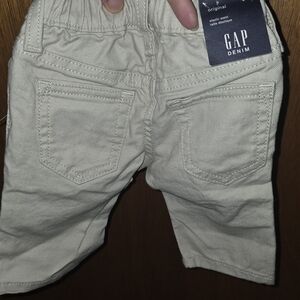 Gap Denim Baby Pants in Cream